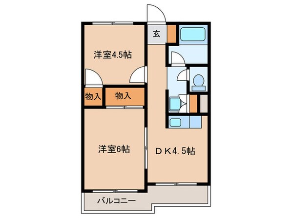 第一幸栄マンションの物件間取画像